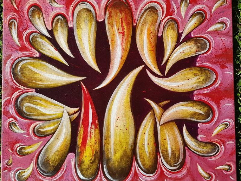 Art - teeth painting